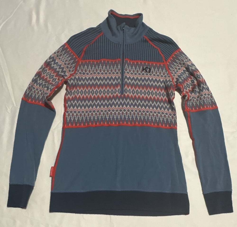 Kari Traa Women's Silja Wool Half-Zip Base Layer Top